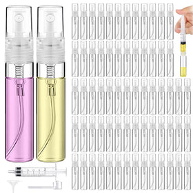 DupakSYS front view of 60 clear bottles showing bulk value and portability