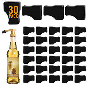 DupakSYS front pack of 30 black silicone caps showing quantity and neat storage benefit