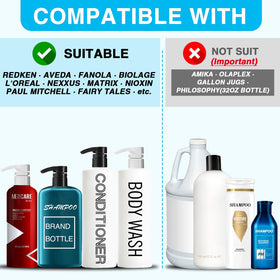 DupakSYS pump in use dispensing shampoo for controlled application