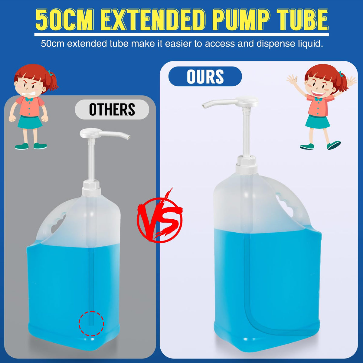 DupakSYS pump in salon use dispensing shampoo with consistent one-ounce portions