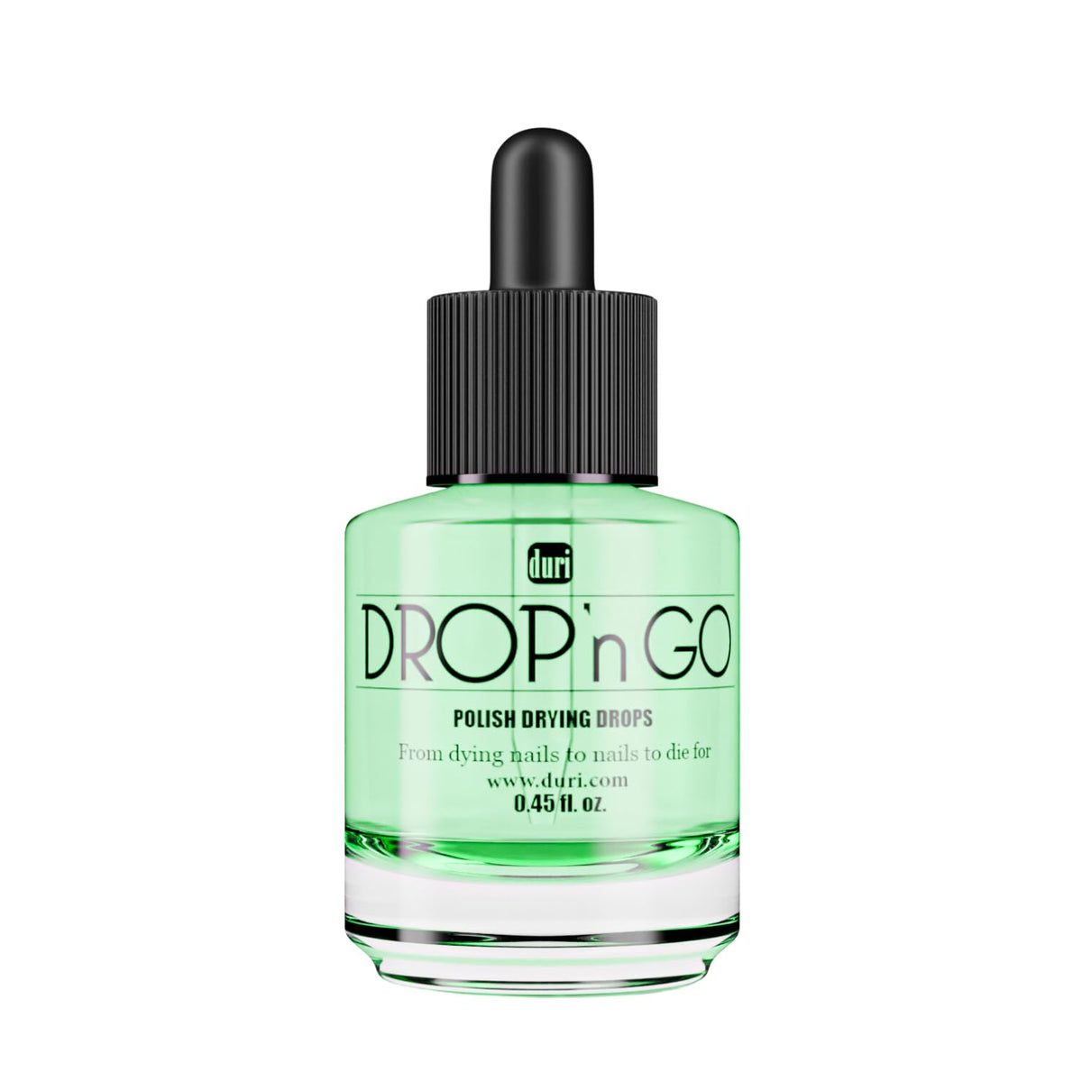duri bottle front view showing label and fast-dry benefit