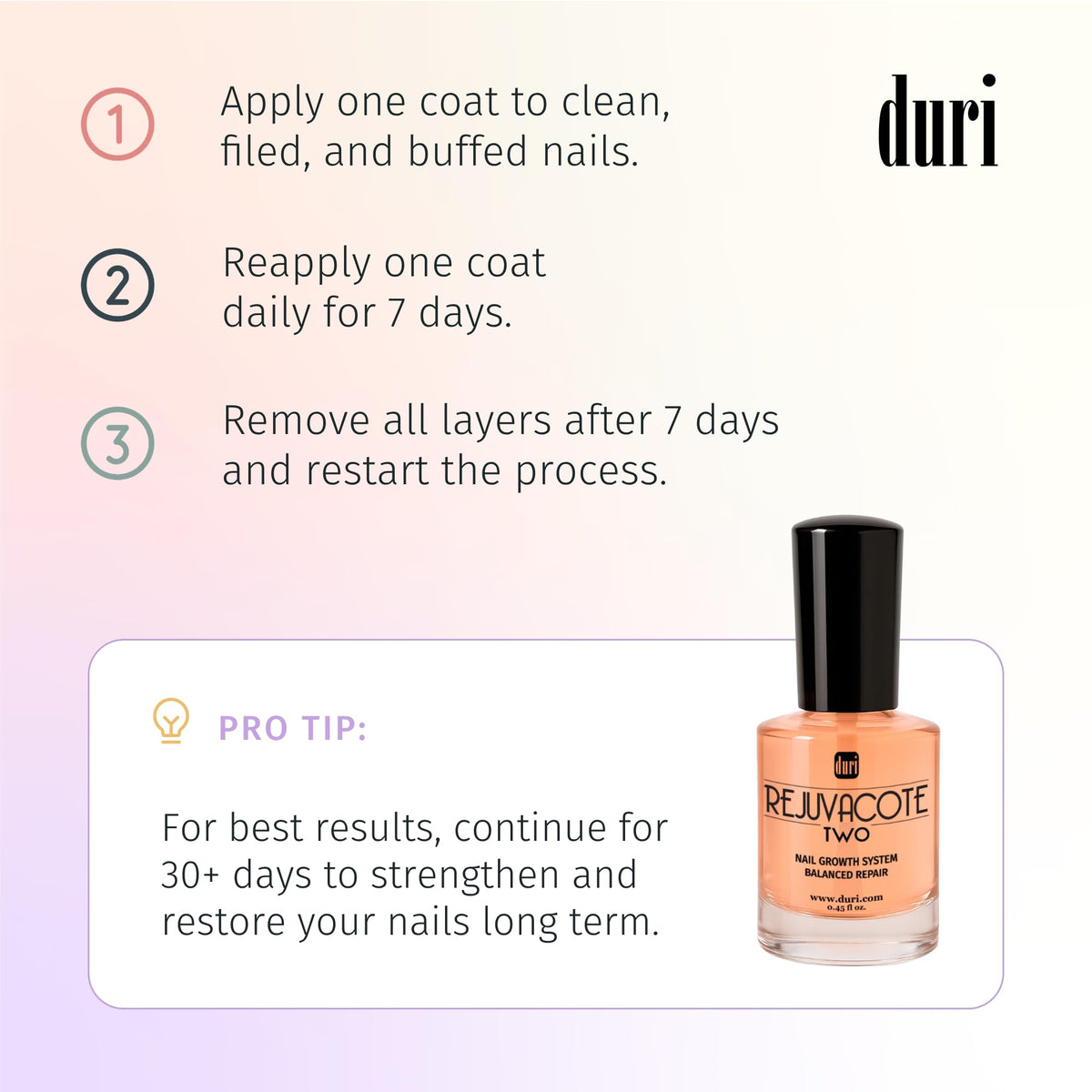 duri lifestyle manicure table portraying daily use and polished nails