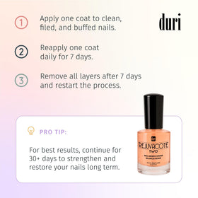 duri lifestyle manicure table portraying daily use and polished nails