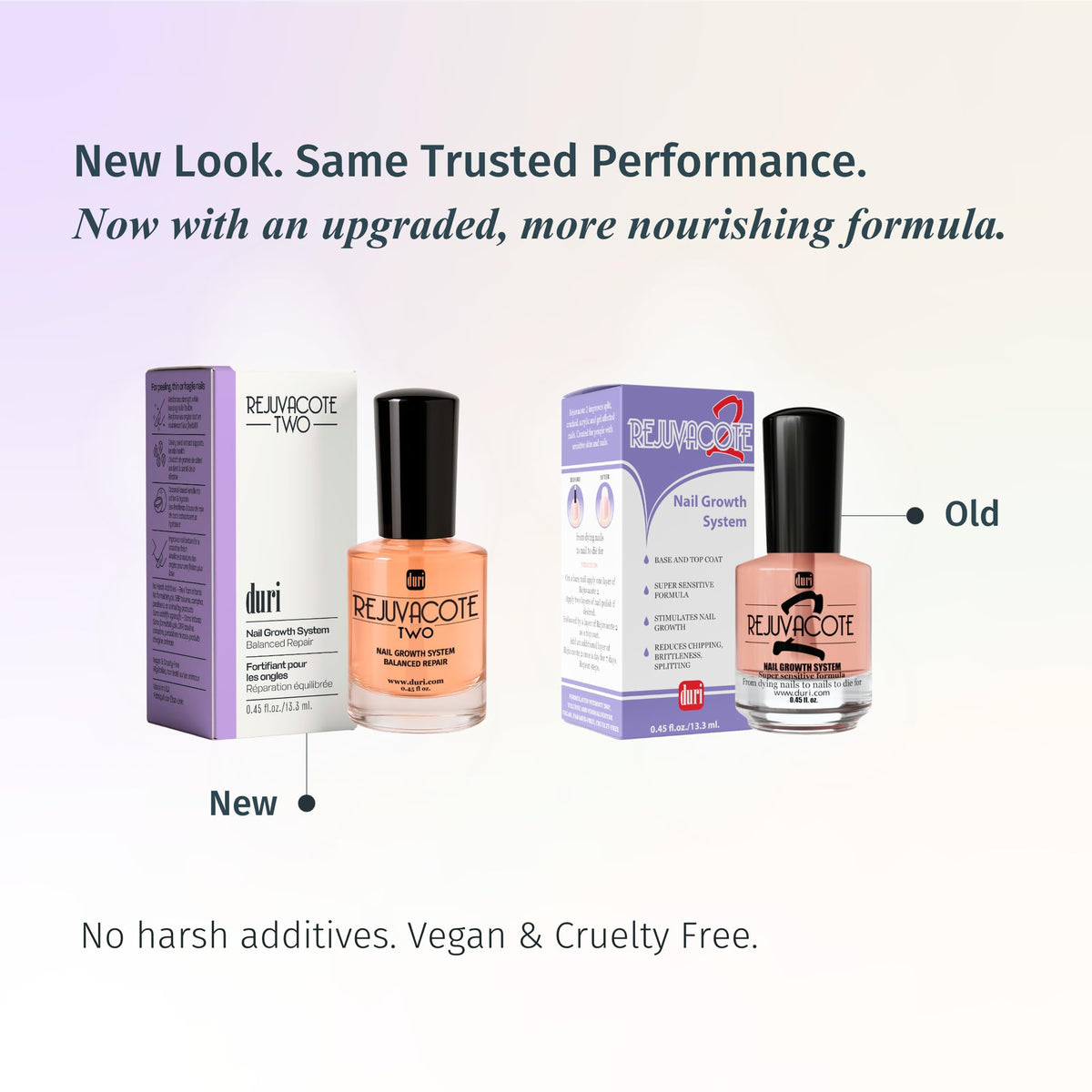 duri nail on finger application illustrating easy use and stronger nails