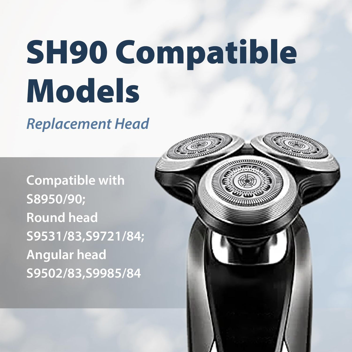 Durimi SH90 installed on Philips Norelco shaver demonstrating instant readiness