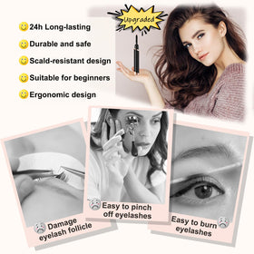 Dust2Oasis curler texture and control button detail offering easy temperature selection