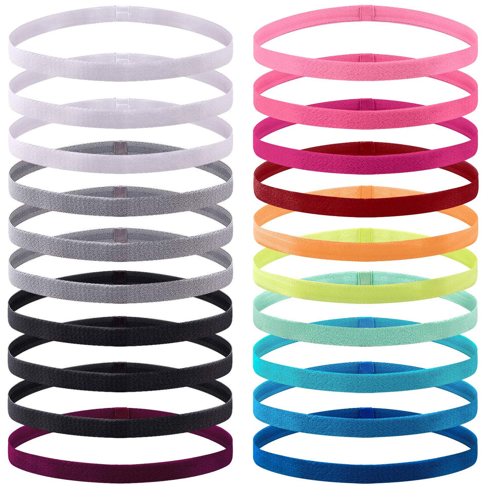 Duufin front packaging showing 20 colorful headbands and clear variety benefit