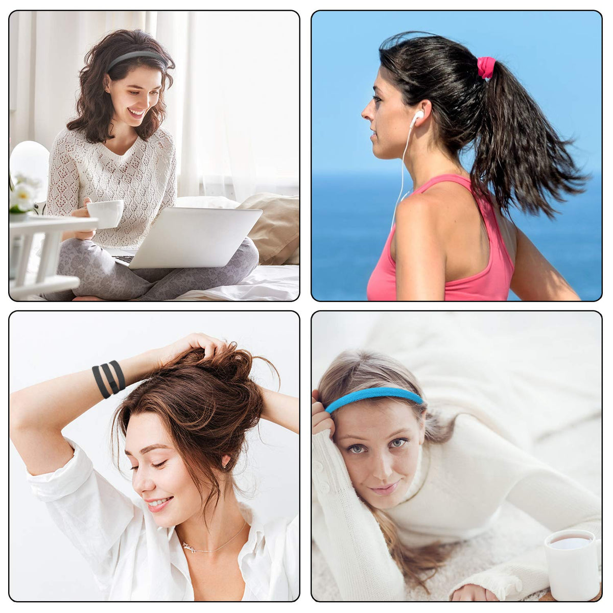 Duufin lifestyle yoga studio scene showing secure hair control during practice