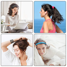 Duufin lifestyle yoga studio scene showing secure hair control during practice