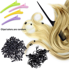 Duufin mini rubber elastics in bags showing size and hold for small strands