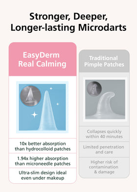 DWEasyDerm patch hidden under foundation, invisible wear advantage