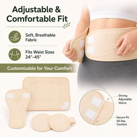 DXWXH Eden Labs worn on torso demonstrating hands-free relaxation benefit