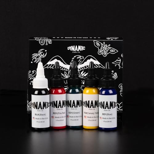 Dynamic Color Co black bottle close-up highlighting strong outline performance