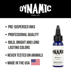 Dynamic Color bottle in a tattoo studio setting showing professional use