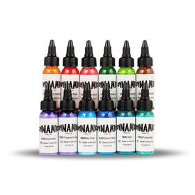 Dynamic Color Co front packaging showing 12 bottles and brand clarity benefit