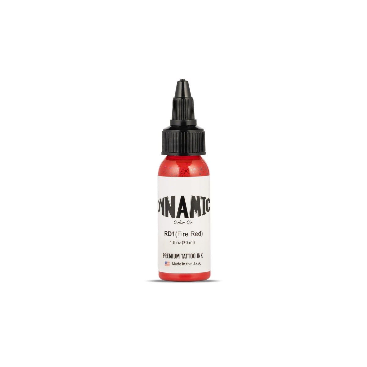 Dynamic Color Fire Red front bottle showing label and capacity benefit
