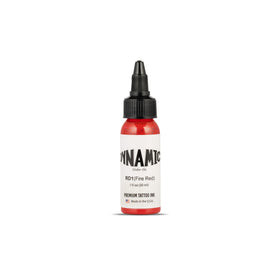 Dynamic Color Fire Red front bottle showing label and capacity benefit