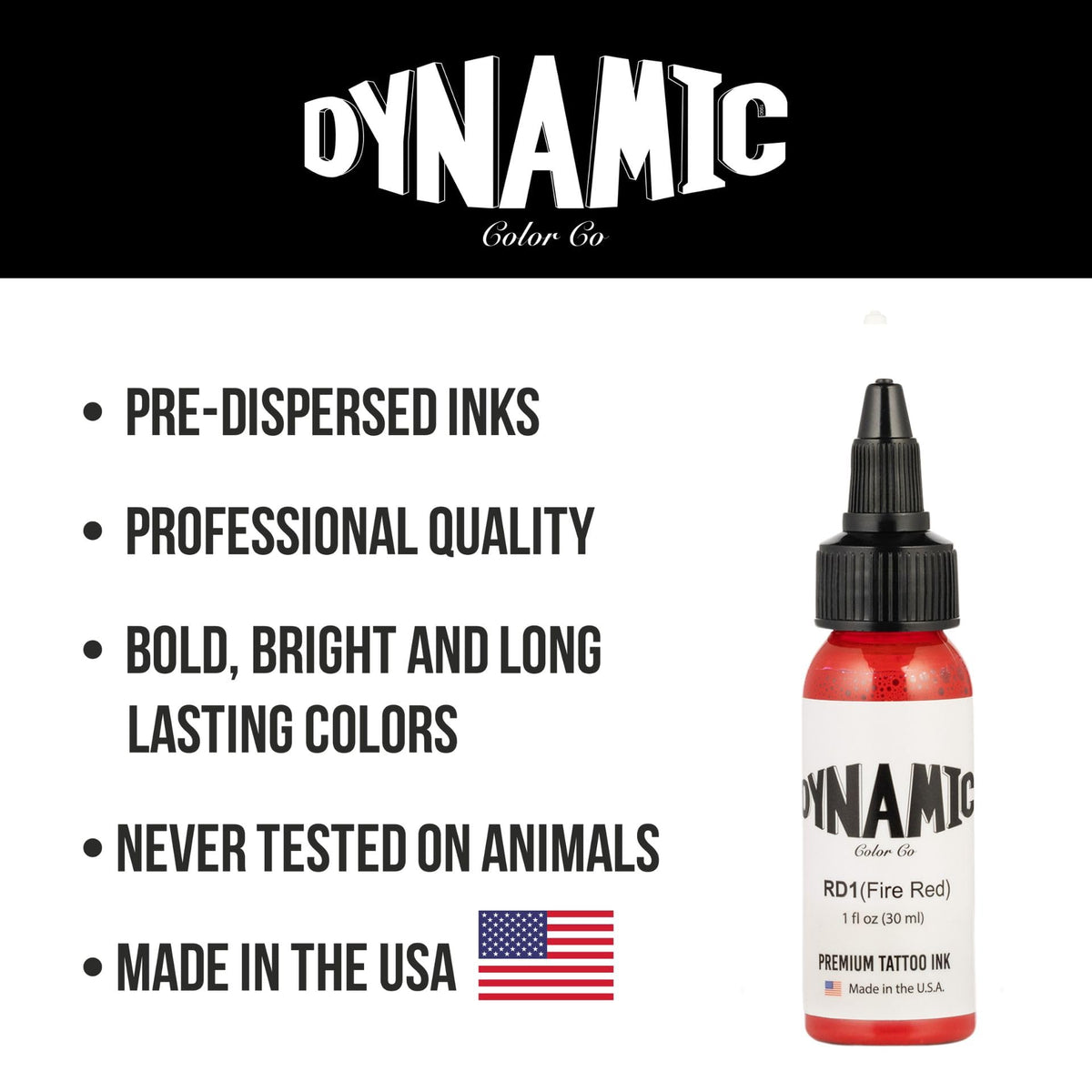 Dynamic Color Fire Red in studio setting showing professional usability