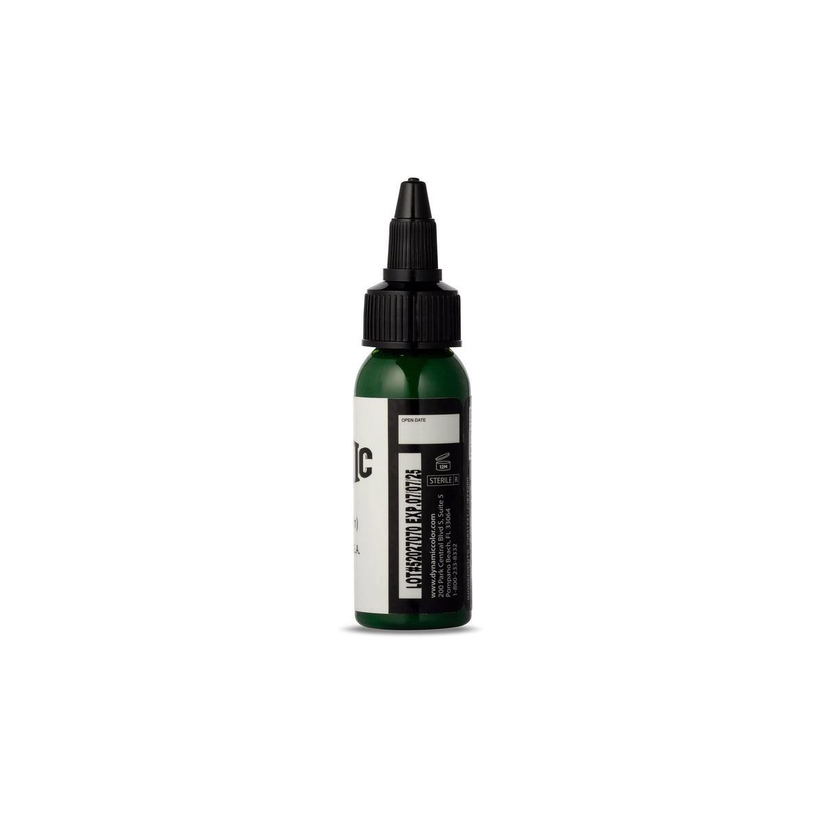 Dynamic Color Leaf Green pigment close-up displaying smooth texture