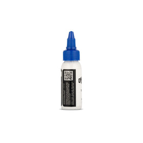 Dynamic Color ink flowing from needle demonstrating clean application benefit