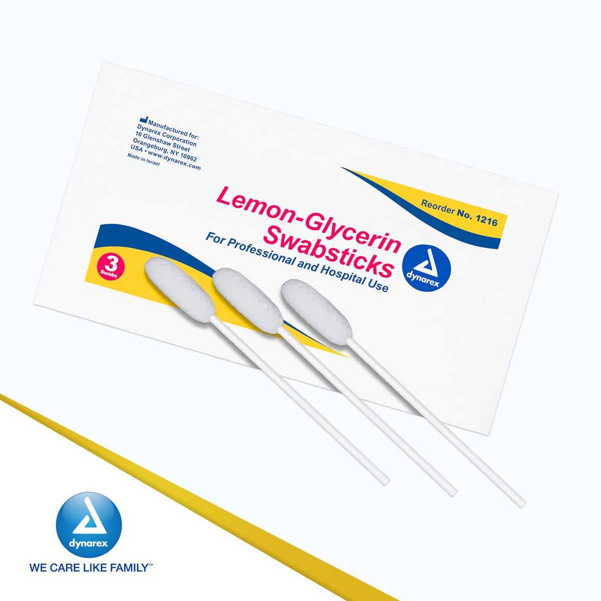 Dynarex sealed packet texture close-up highlighting secure packaging and sterility