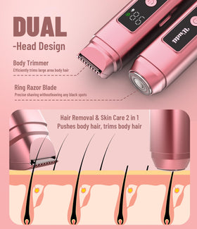 Dynooper close-up of dual ceramic blades highlighting precision 0.5mm edges for gentle results
