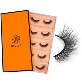 DYSILK front packaging showing five pairs and kit benefits