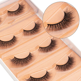 DYSILK lashes laid out to compare 10–15mm lengths for styling