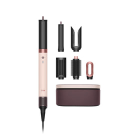 Dyson Airwrap Co‑anda2x front view in ceramic pink showing sleek design and benefit of control