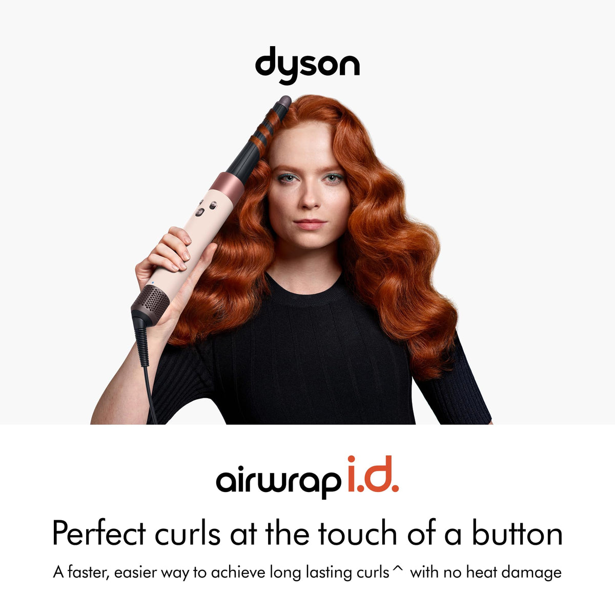 Dyson Airwrap i.d. barrels close up displaying texture and direction for consistent curls