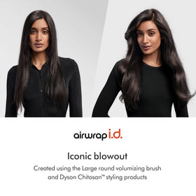 Dyson Airwrap i.d. motor vent close up highlighting airflow technology for efficient styling