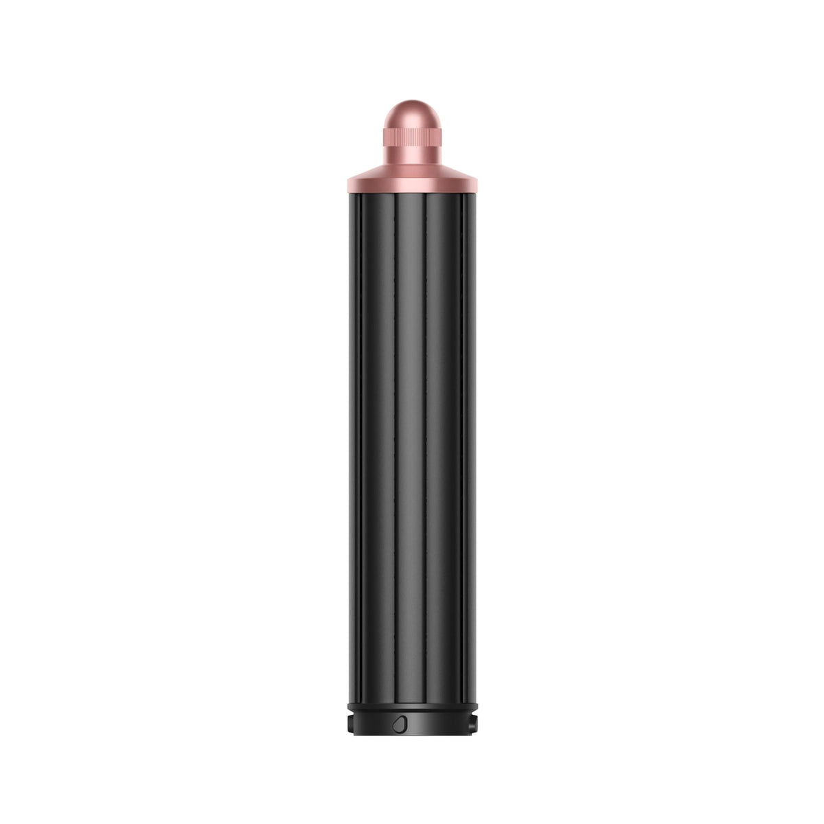 Dyson Airwrap long barrel front view showing sleek Black/Rosé finish and styling versatility