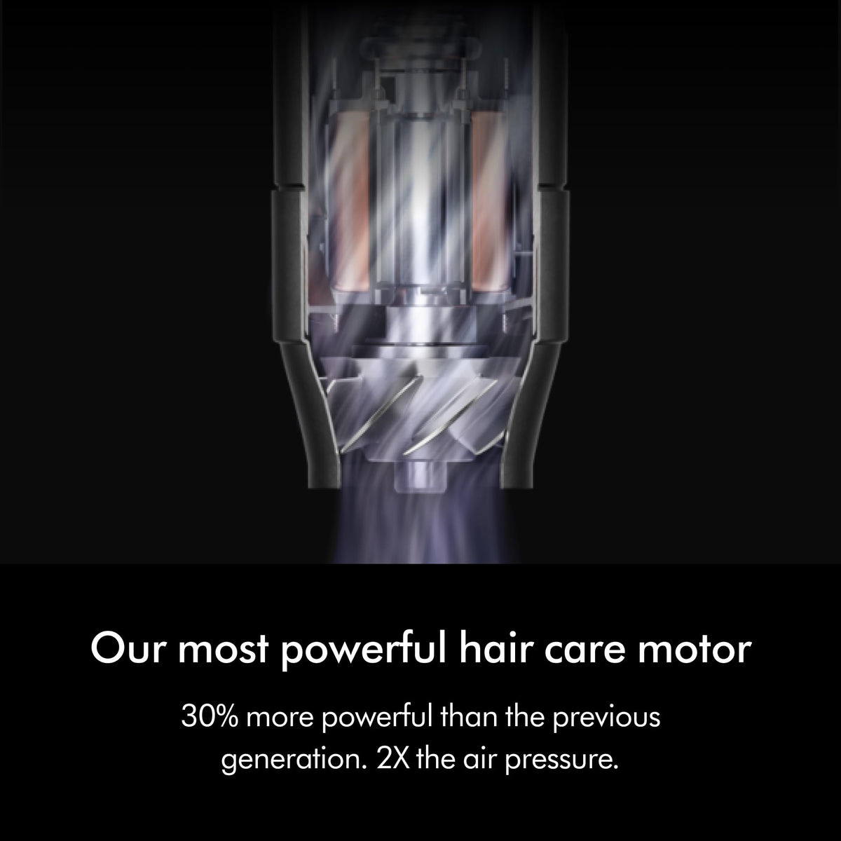 Dyson Airwrap straight style before and after demonstrating smoother, straighter hair