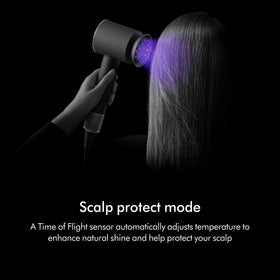 Dyson Supersonic Nural diffuser drying textured hair to enhance volume and reduce frizz
