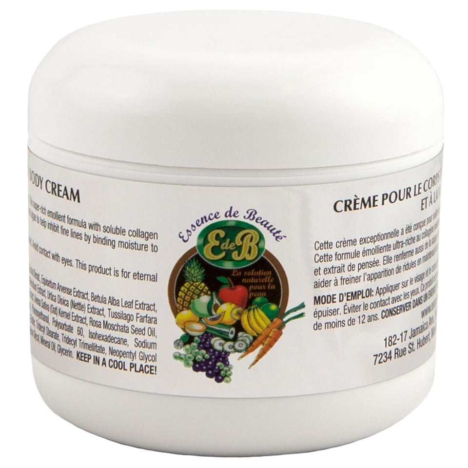 E de B front jar showing label and 4oz size, highlighting portable hydration benefit