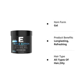 E Elegance label close-up showing ingredients and usage guidance