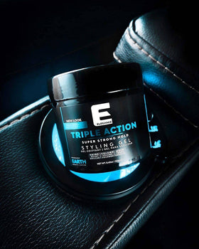 E Elegance gel texture close-up highlighting smooth, non-greasy formula
