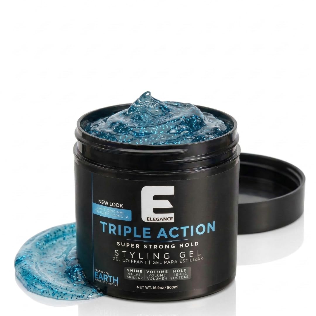E Elegance open jar showing smooth gel texture for easy application benefit