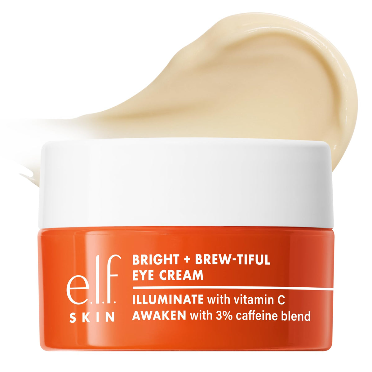 e.l.f. front packaging showing compact brightening jar for quick radiance