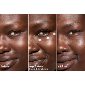 e.l.f. jar beside concealer illustrating makeup-friendly layering benefit
