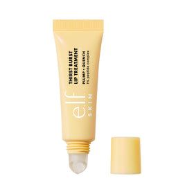e.l.f. front packaging of Thirst Burst Lip Treatment showing Pomelo scent and glossy finish