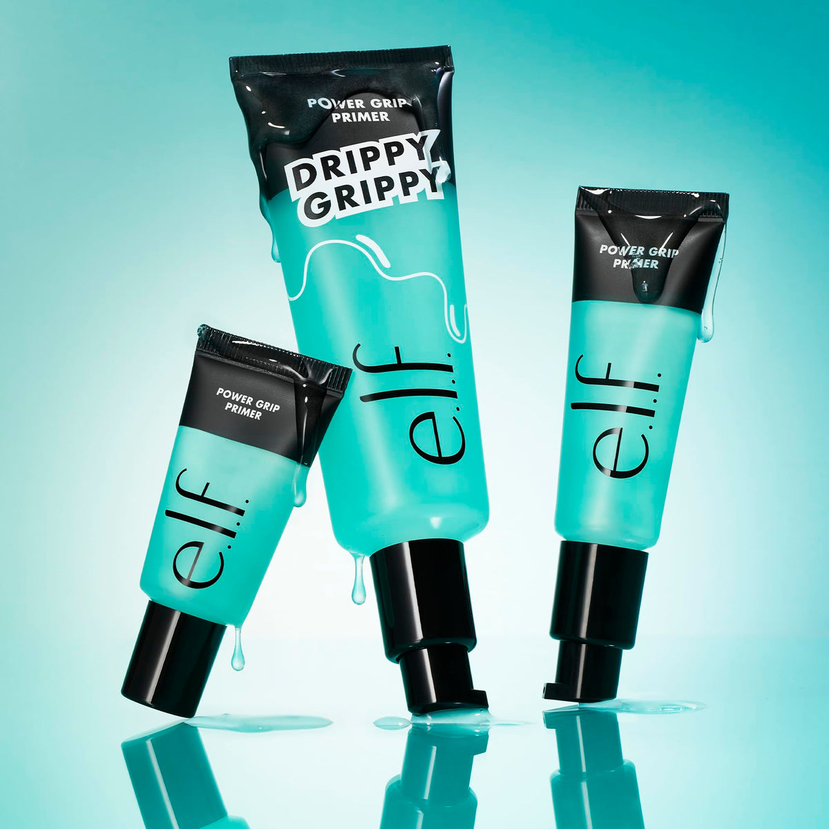 e.l.f. Power Grip primer label and cruelty-free logos highlighting vegan credentials
