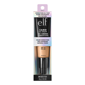 e.l.f. tube beside hand for scale, showing compact 1.05 oz travel-friendly size