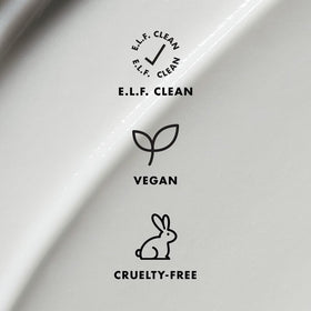 e.l.f. skin model applying cream to face demonstrating overnight hydration and soothing effect