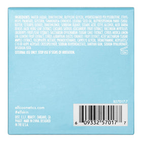 e.l.f. skin jar on nightstand in bedroom setting suggesting nightly routine hydration benefit