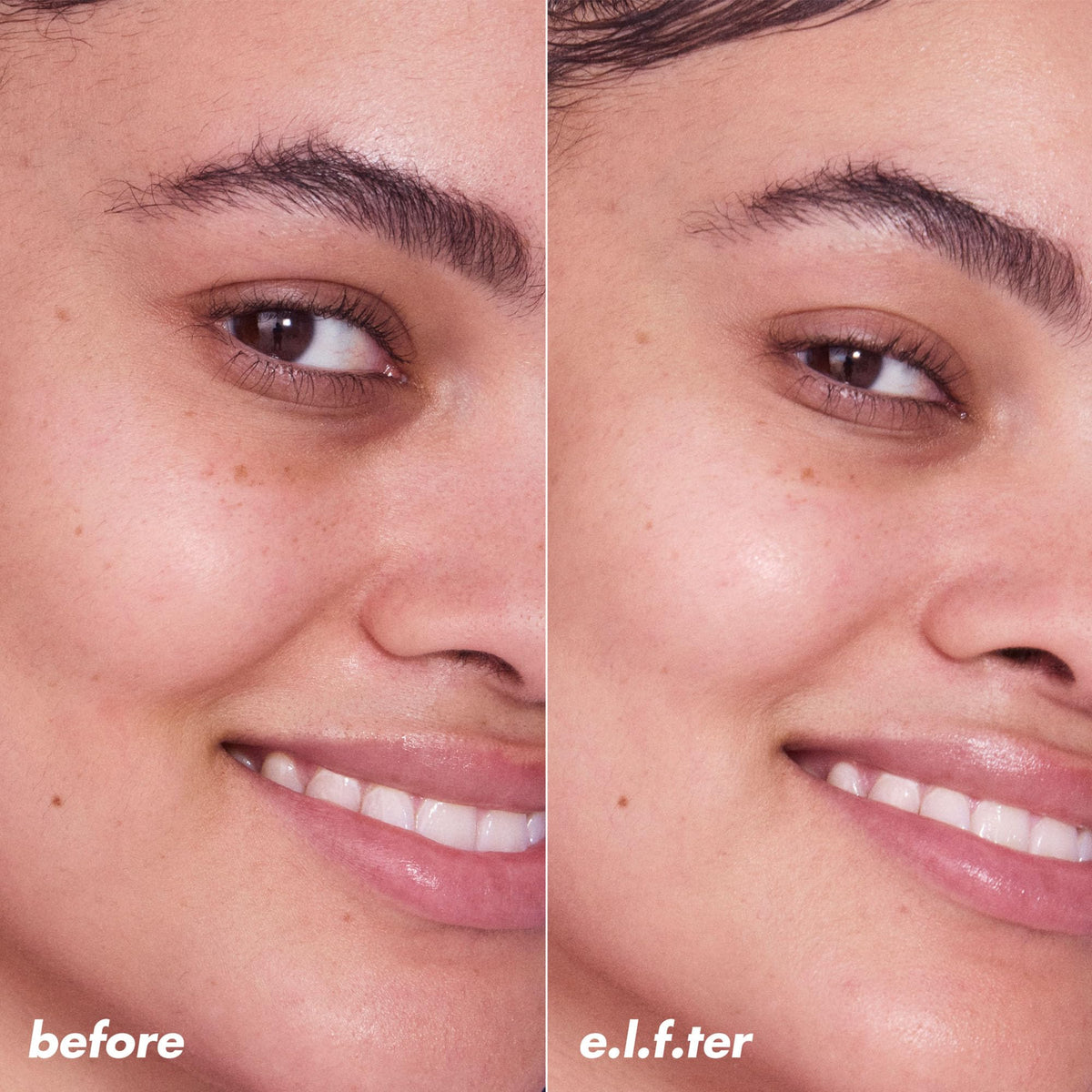 e.l.f. toner paired with Thirst Burst Drops showing complementary layering benefit