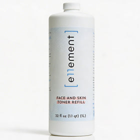 e11ement 1L refill front label showing product name and clear benefits for easy identification