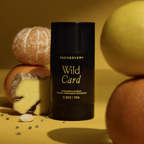 Each & Every next to a hand for scale showing the convenient 2.5oz travel-friendly benefit