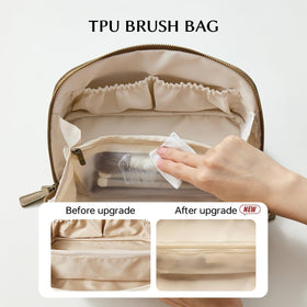 eachy soft faux suede texture close-up, elegant look and durable feel