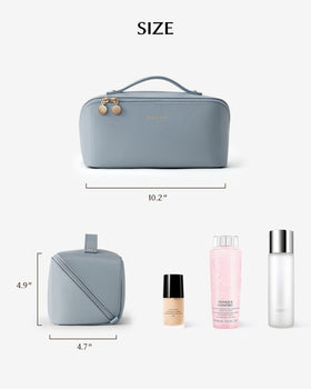 EACHY in use inside a travel suitcase demonstrating packing convenience